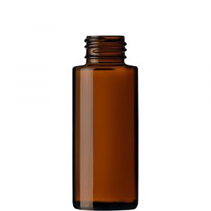BOTELLA VIDRIO 50cc AMBAR D24/410 PHARMACOS