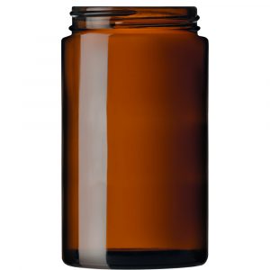 BOTE VIDRIO 500cc AMBAR D70/400 PHARMACOS