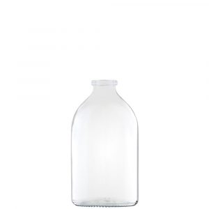 VIAL VIDRIO 100cc TRANSPARENTE D20 INJECTION MOD3