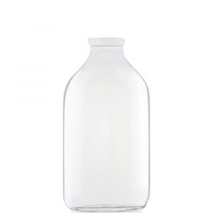 VIAL VIDRIO 250cc TRANSPARENTE D32 INJECTION MOD2