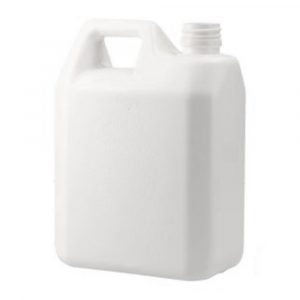 JERRICAN PEHD 1L BLANCO D28 RECTANGULAR