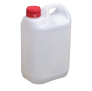JERRICAN PEHD 5L NATURAL D50 RECTANGULAR HOMOLOGADO