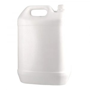 JERRICAN PEHD 10L BLANCO D50 RECTANGULAR HOMOLOGADO