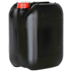 JERRICAN PEHD 20L NEGRO D61 APILABLE HOMOLOGADO