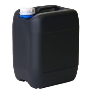 JERRICAN PEHD 25L NEGRO D61 APILABLE HOMOLOGADO