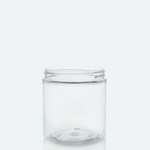 BOTE PET 250cc TRANSPARENTE D70/400 STRAIGHT CYLINDRICAL