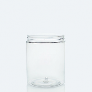 BOTE PET 300cc TRANSPARENTE D70/400 STRAIGHT CYLINDRICAL